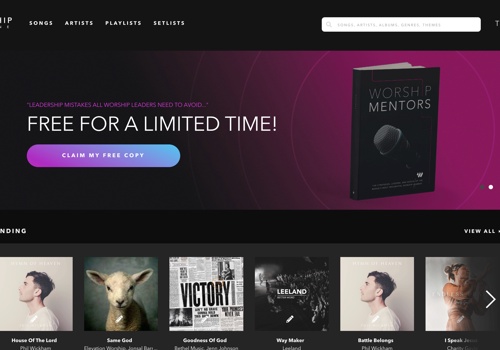 WorshipOnline - Music education platform