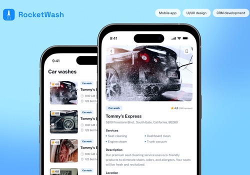 CRM App for Car Wash Companies