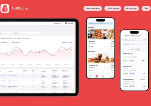 Innovative food delivery app