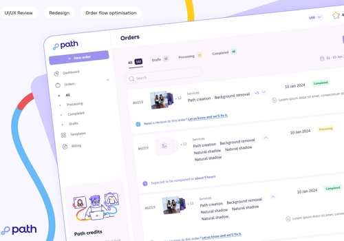 UI/UX Overhaul for Photo Editing Service