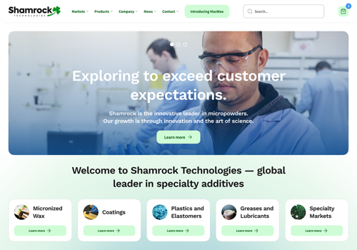 Logo & Website Redesign for Chemical Manufacturer
