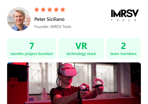 VR Platform MVP for a Tech Startup