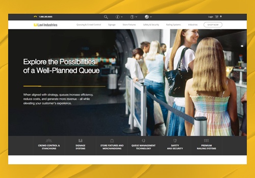 Transforming Lavi Industries' Digital Presence to Reflect Market Leadership in Crowd Control and Public Guidance