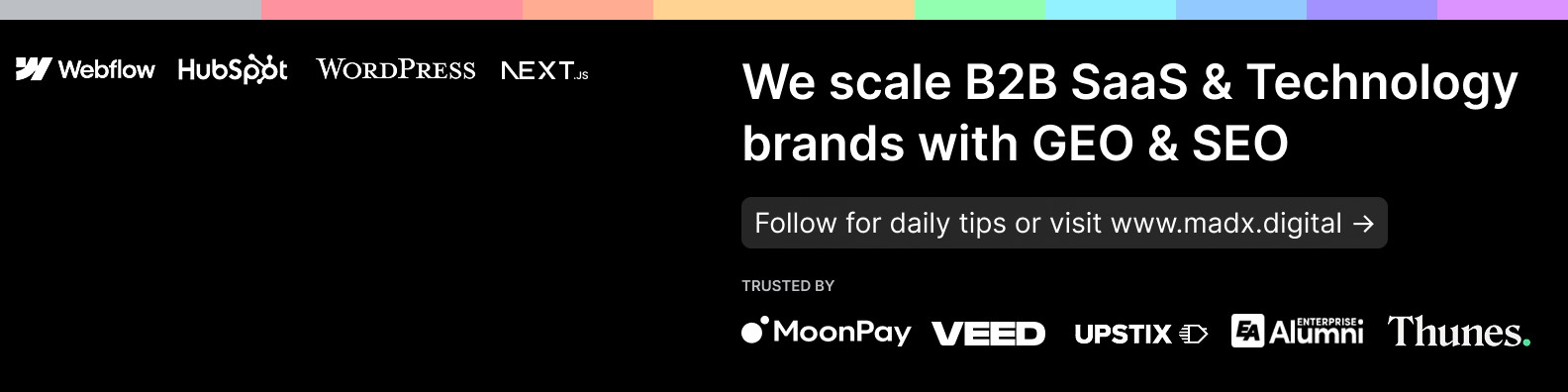 MADX Digital - Leading SEO and AI Search for B2B SaaS cover