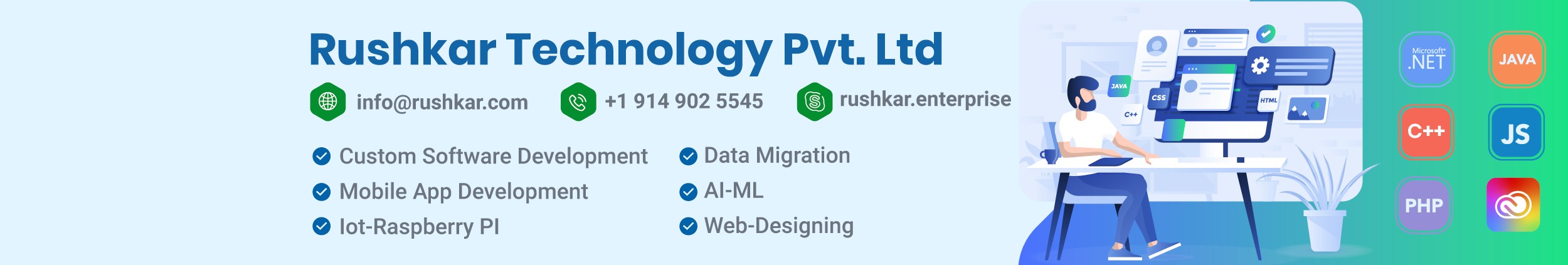 Rushkar Technology Pvt. Ltd. - Hire Dot Net Developers cover